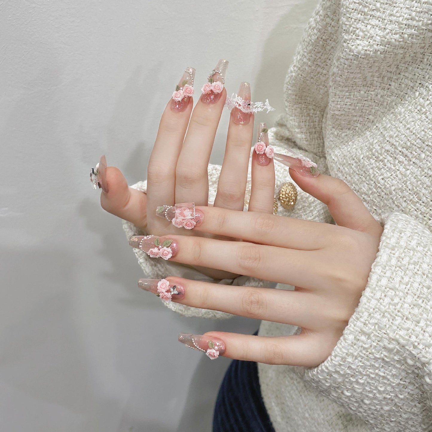 Handmade UV Nail Beauty Patch Finished Product - DropOnline.co