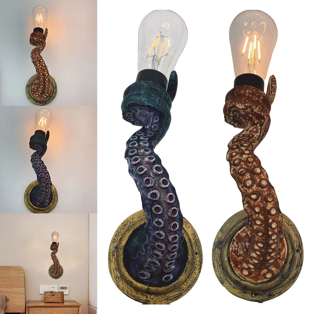 Retro Octopus Electric Light Tentacle Wall Sconces Lamp for Home Decor - DropOnline.co
