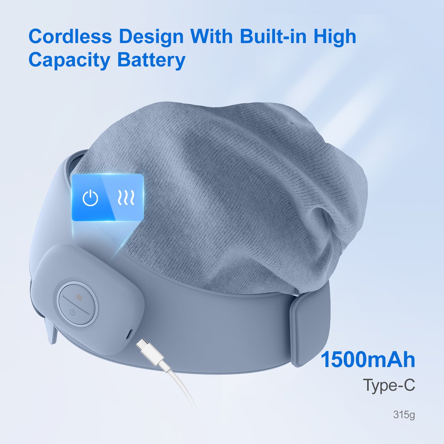 2025 Best-Selling Smart Head Massager With Eye Relief & Heating Function - DropOnline.co