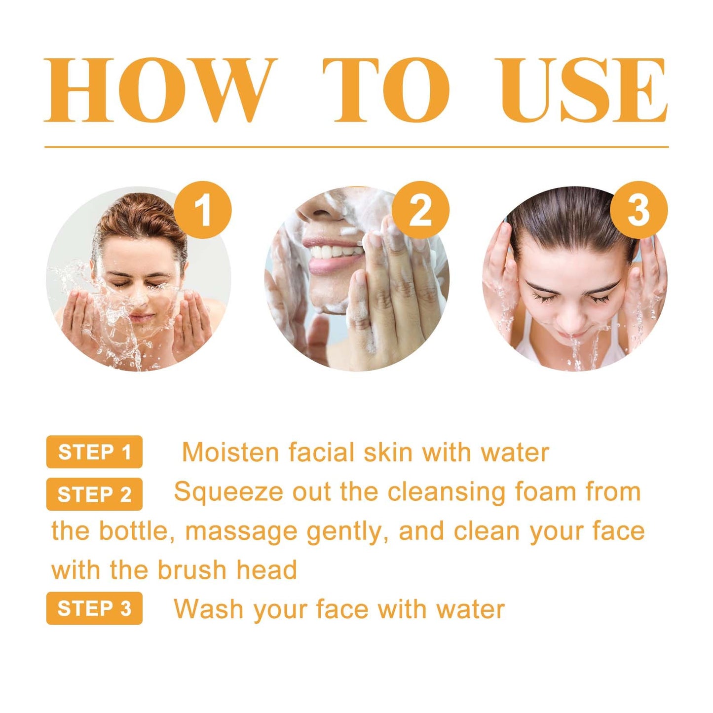 Turmeric Facial Cleanser Deeply Cleanses The Facial Skin, Fades Acne Marks And Acne Marks, And Moisturizes, Brightens And Beautifies The Skin - DropOnline.co