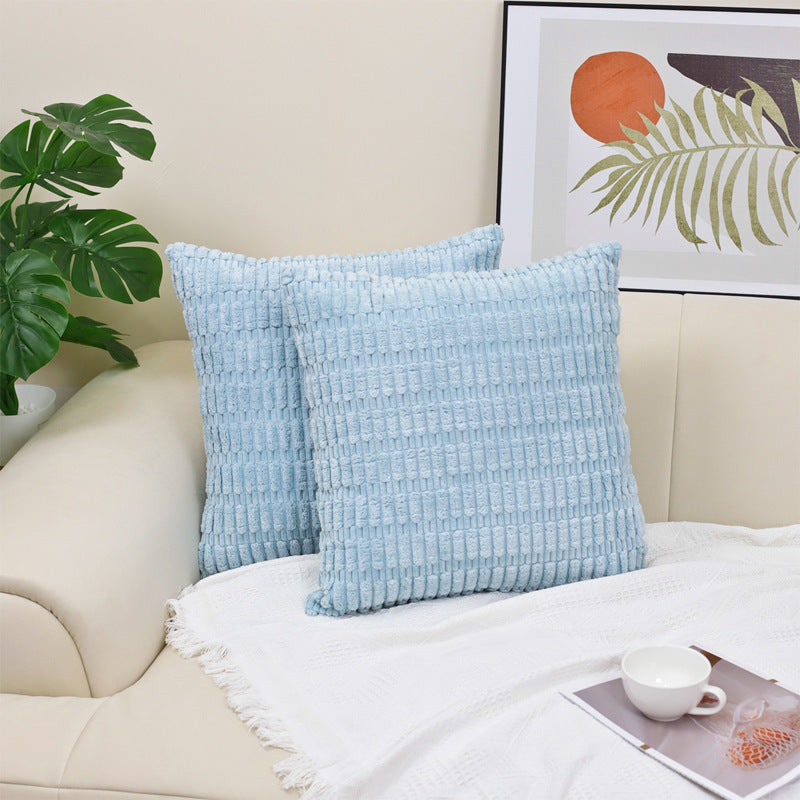 Corduroy Decorative Throw Pillow Covers Soft Boho Striped Pillow Covers Modern Farmhouse Christmas Home Decor For Sofa Living Room Couch Bed - DropOnline.co