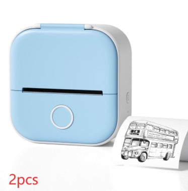 Portable Mini Thermal Label Printer Home Photo Printer Student Wrong Question Printer Bluetooth-compatible Mini Label Printer Price Tag - DropOnline.co
