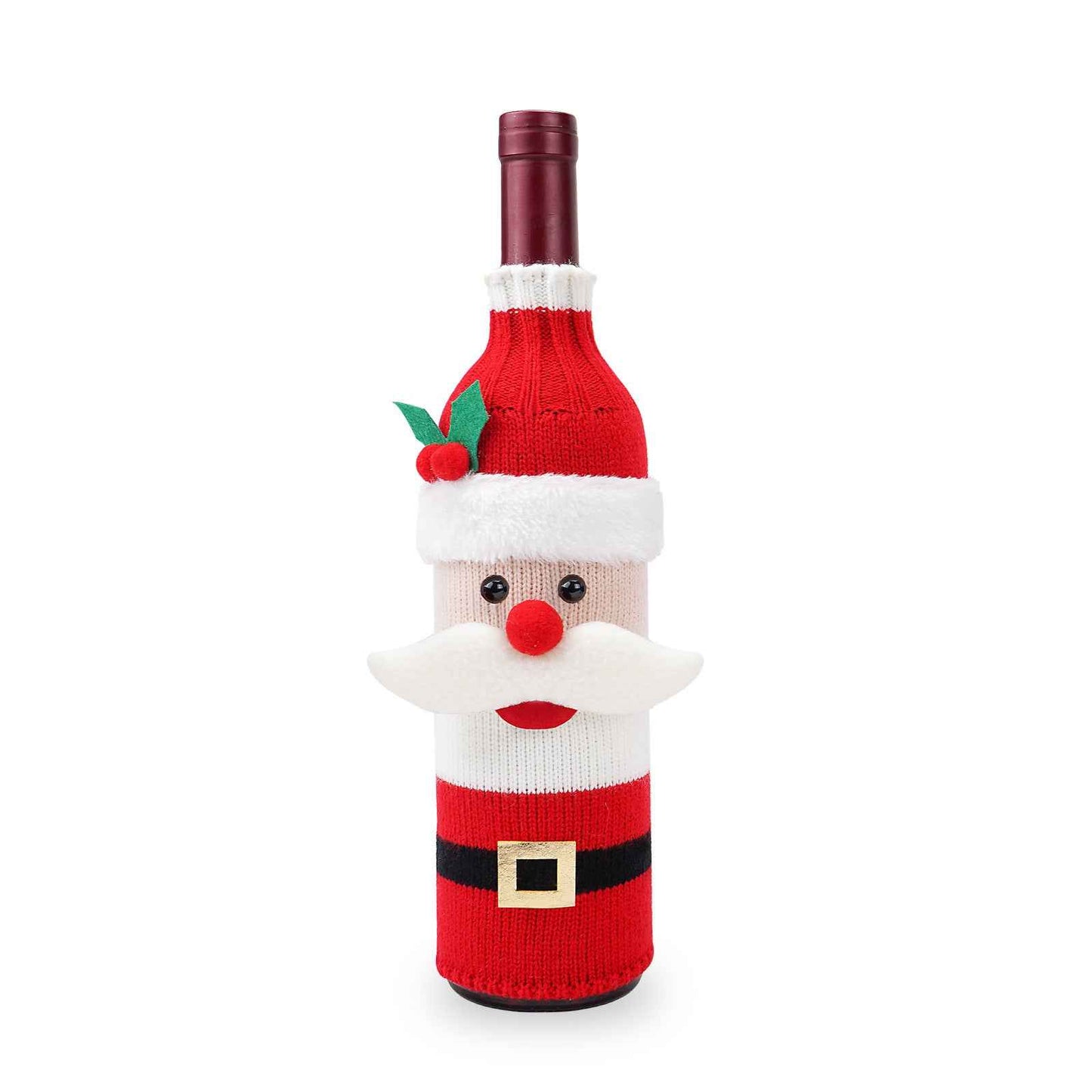 Home Fashion Simple Christmas Decorations Bottle Cover - Wine Bottle Decor - DropOnline.co
