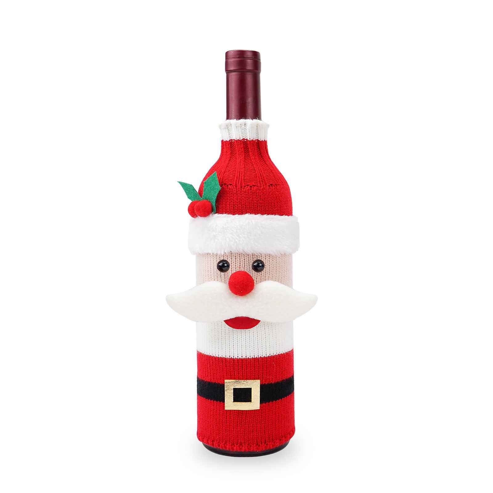 Home Fashion Simple Christmas Decorations Bottle Cover - Wine Bottle Decor - DropOnline.co