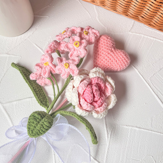 Home Hand-knitting Bouquet Pendant Decoration - DropOnline.co