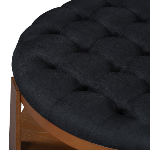 Round Footstool Coffee Table - DropOnline.co