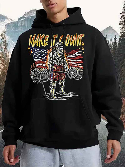 Men's Hoodie - Essential Pullover Hooded Sweatshirt