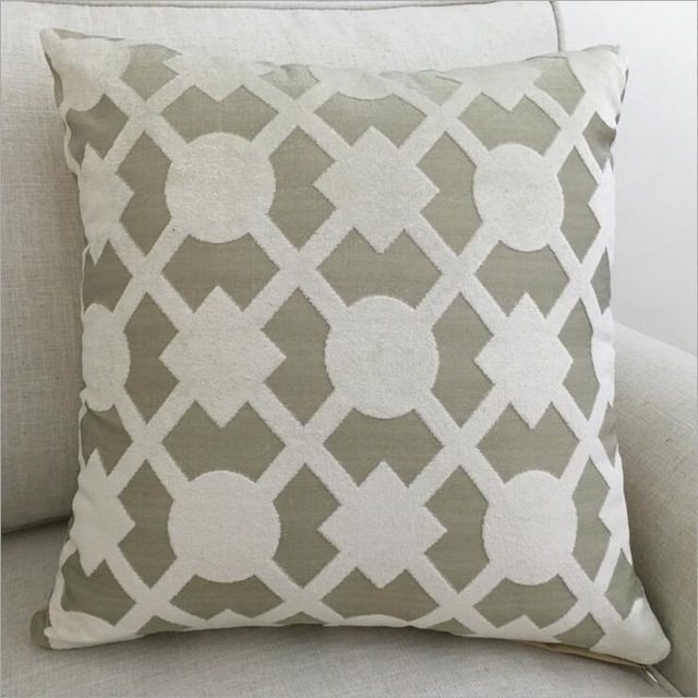 Home Decorative Sofa Throw Pillows Flannel Cushion Cover - DropOnline.co
