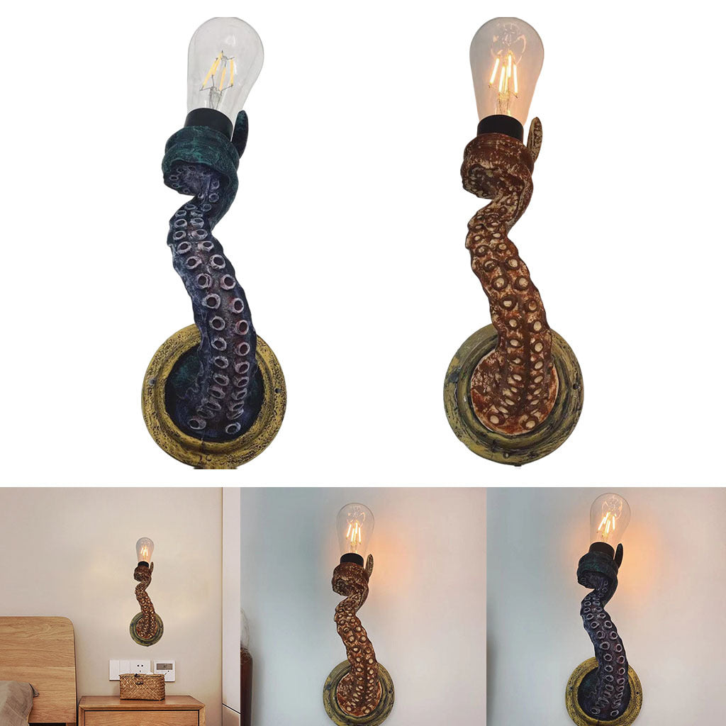 Retro Octopus Electric Light Tentacle Wall Sconces Lamp for Home Decor - DropOnline.co