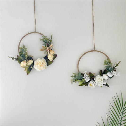 Wall Decor Room Wall Hanging Rose Garland - DropOnline.co