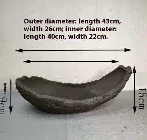 Purple Sand Shaped Flowerpot Living Room Moon Bonsai Modeling - DropOnline.co