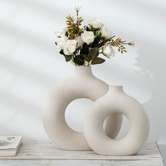 New Style Biscuit Vase Frosted Particle Flower Arranging Device - DropOnline.co