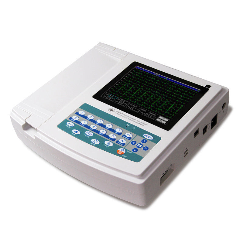 Digital 12 Channel 12 Lead Electrocardiograph ECG EKG Machine Interpretation PC Software - DropOnline.co