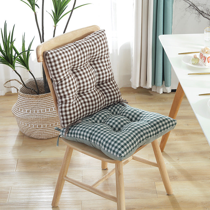 Thickened Four Hole Lattice Stripe Cushion - DropOnline.co