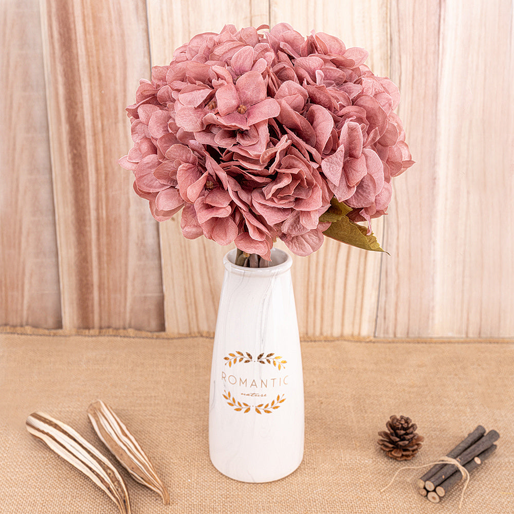 Artificial Flowers Hydrangea Branch Home Wedding Decor Autum - DropOnline.co