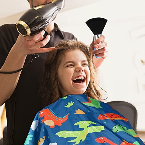 Children's Haircut Apron, Professional Hair Salon Cutting Apron, With Neck Cleaning Brush And Adjustable Buckle For Adults, Cartoon Dinosaur Pattern-Ban On Amazon Sales - DropOnline.co