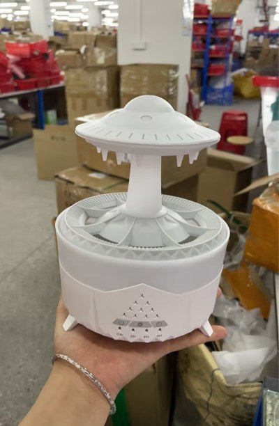 New UFO Raindrop Humidifier Water Drop Air Humidifier USB Aromatherapy Essential Oils Aroma Air Diffuser Household Mist Maker Home Decor - DropOnline.co