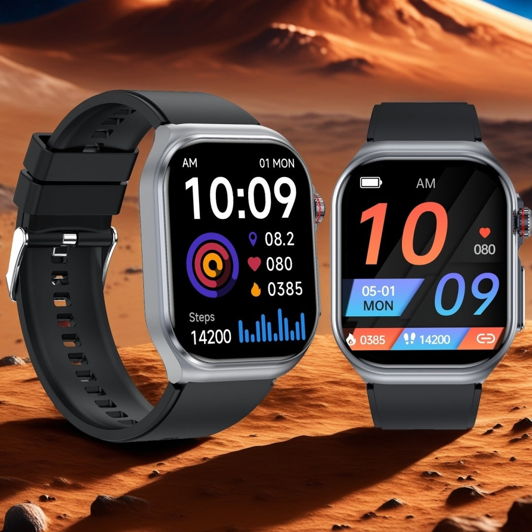 2025 New Smartwatch - Fitness Tracker And Health Tracker, Heart Rate&blood Pressure Monitoring, Sleep Tracking, Step Counter, Waterproof Smartwatch Compatible With IPhone&Android Phones - DropOnline.co
