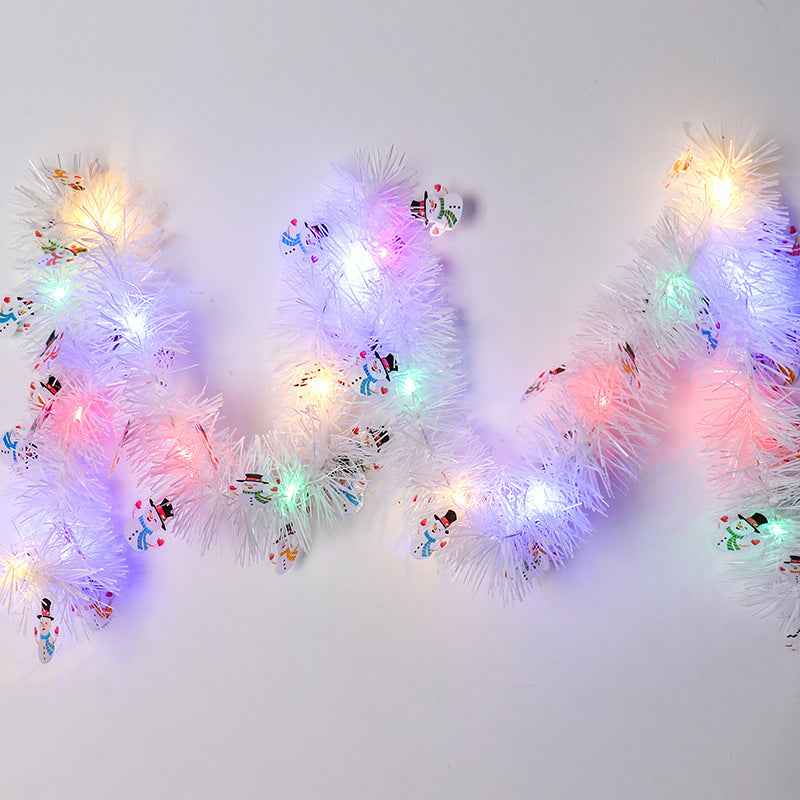 Christmas Ribbon LED Strip Lights - Festive Atmosphere String with Character Designs - DropOnline.co