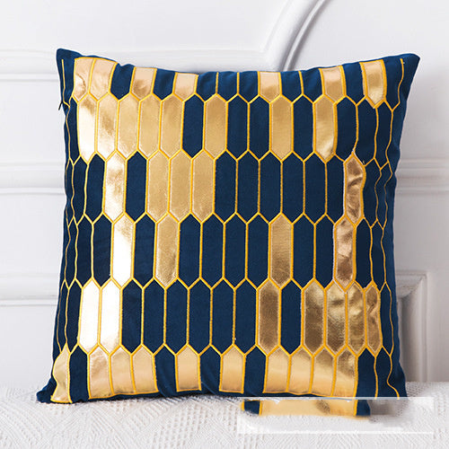 Golden Sofa Pillow Office Car Lumbar Cushion - DropOnline.co