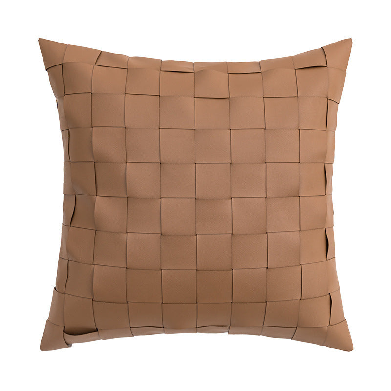 Nordic Instagram Style Geometric PU Stereo Cushion Cover - DropOnline.co