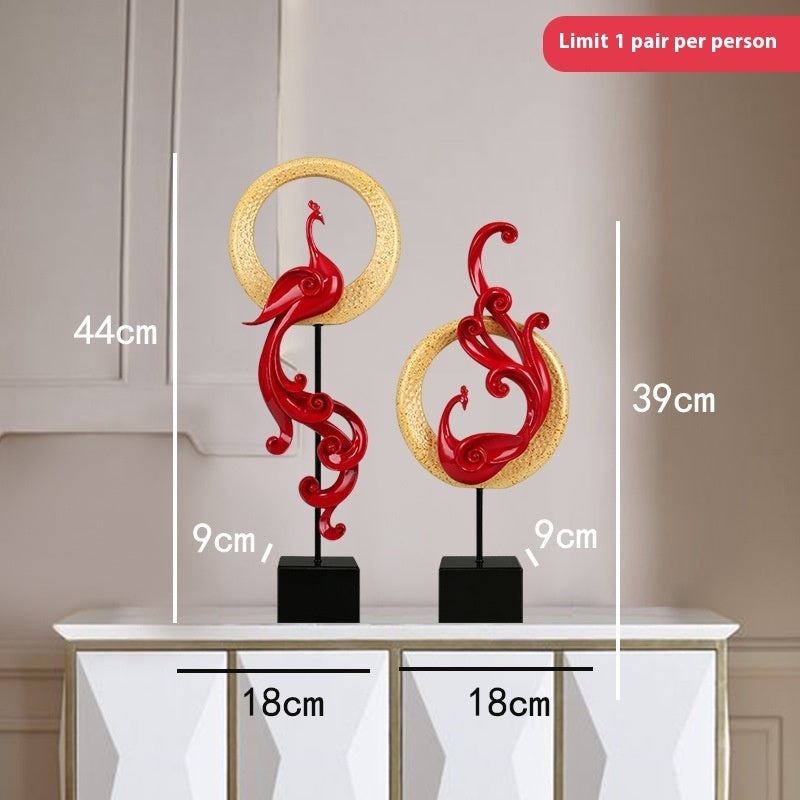 Creative Light Luxury Phoenix Ornament Crafts - DropOnline.co