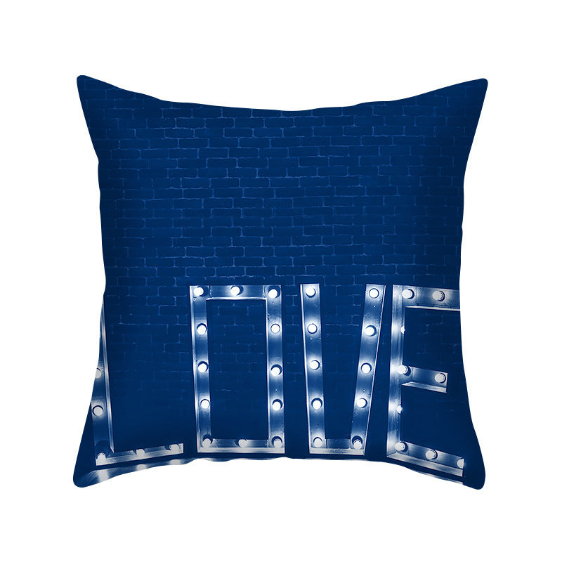 Cushion Cover In Printed Super Soft Material - DropOnline.co