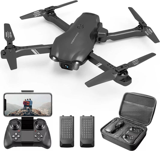 4DRC V13 RC Drone - 1080P HD Dual Camera WiFi FPV Foldable Quadcopter with 2 Batteries - DropOnline.co