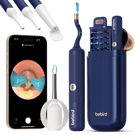 Bebird EarSight Plus Earwax Removal Tool Ear Canal Cleaner, Equipped With A Camera For Ear Nose Throat Examination. - DropOnline.co