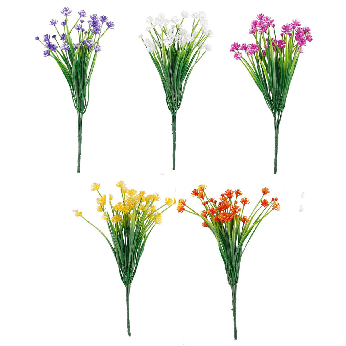5Pcs Artificial Flowers - DropOnline.co