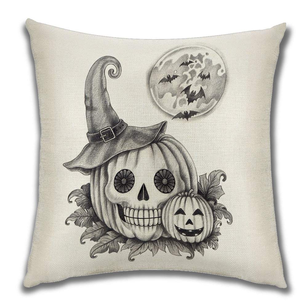 Cartoon Pumpkin Castle Sofa Cushion Cushion Pillowcase - DropOnline.co