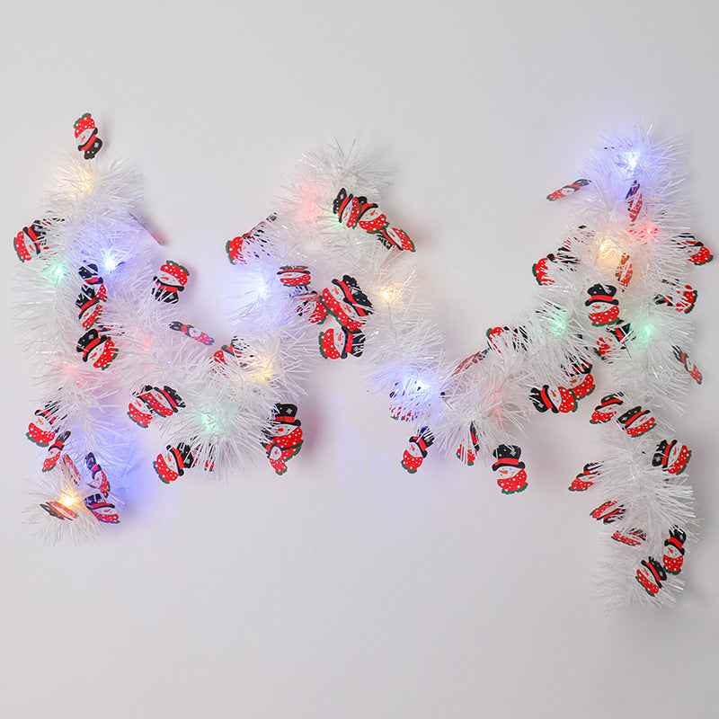 Christmas Ribbon LED Strip Lights - Festive Atmosphere String with Character Designs - DropOnline.co