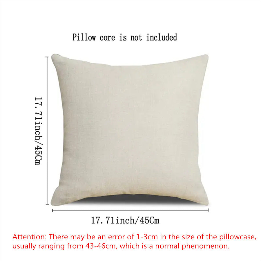 Beautiful Dandelion Printed Linen Pillow Cover Home Sofa Bedroom Cushion Cover - DropOnline.co