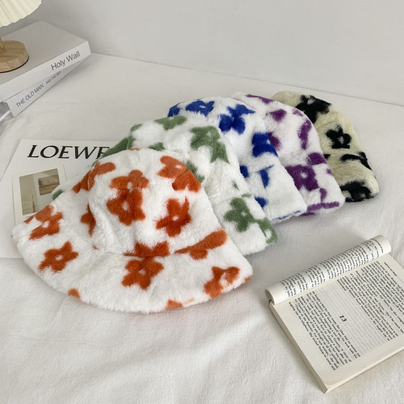 Women's Autumn Winter Warm Plush Hat - Cozy Fashion Beanie - DropOnline.co