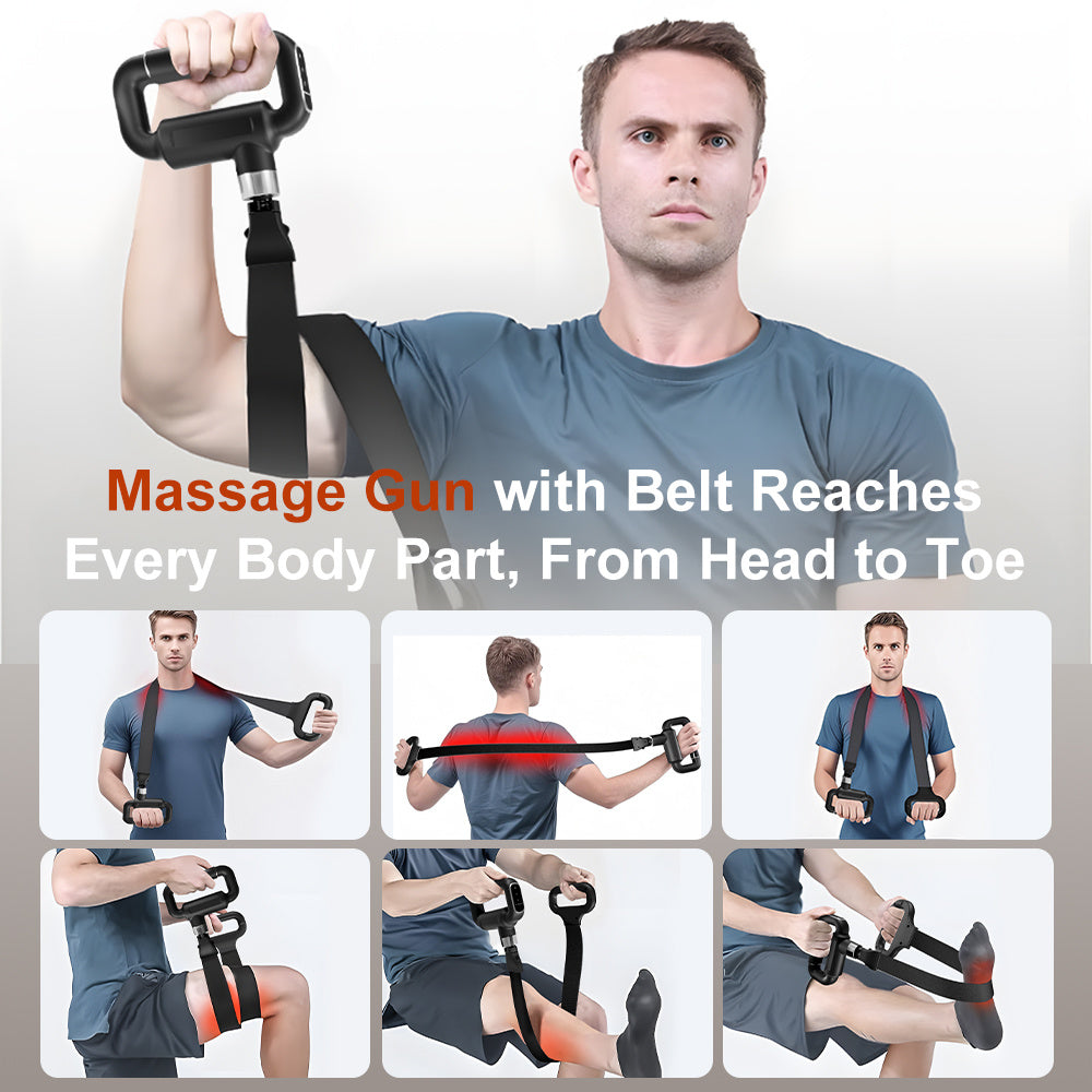 2025 Best-selling Fascial Massager With Belt - 6-speed Deep Muscle Massager For Relaxation And Rehabilitation - Portable Fitness And Relaxation Therapy Device - DropOnline.co