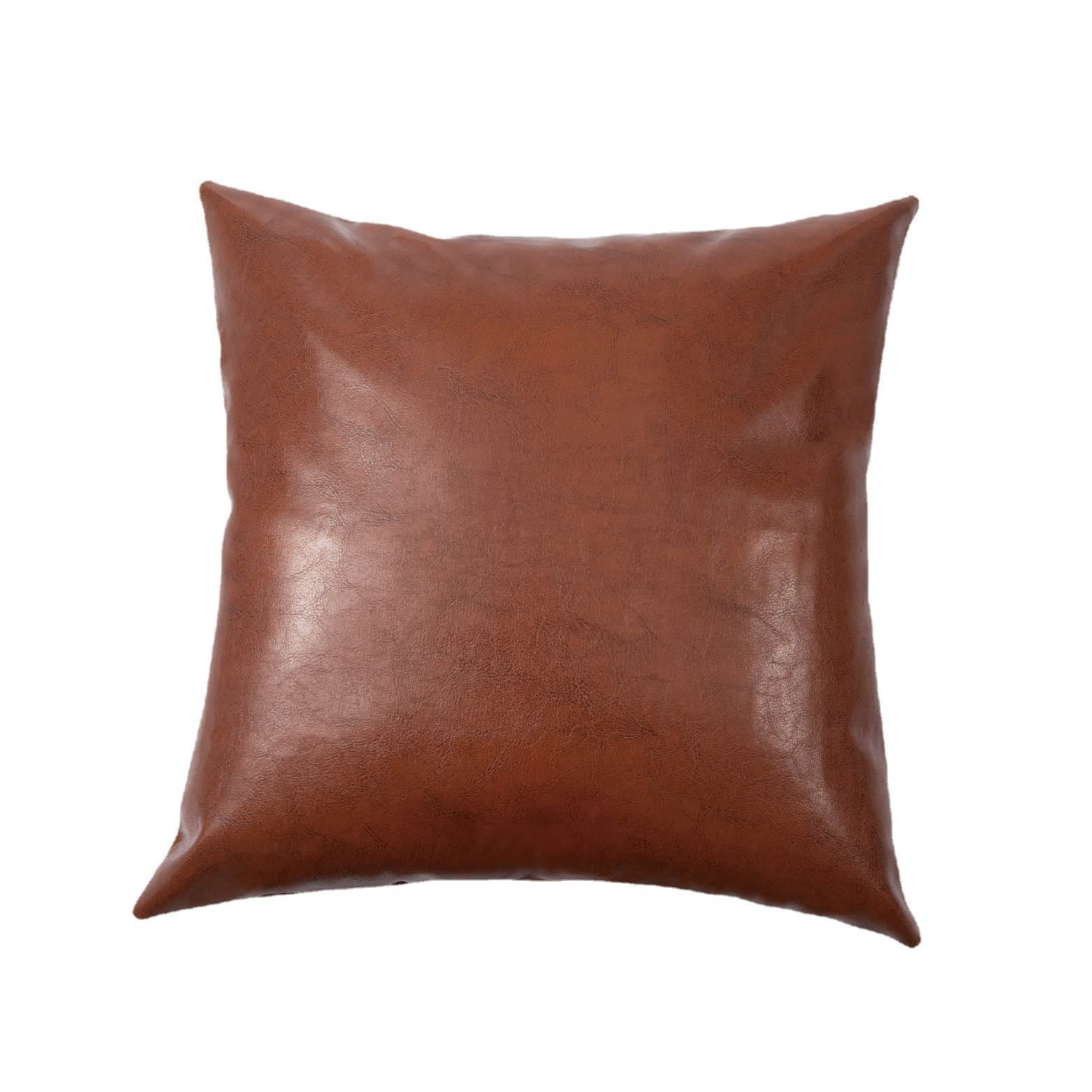 Leather Pillowcase Cushion Sofa Cushion Pillow Cover - DropOnline.co