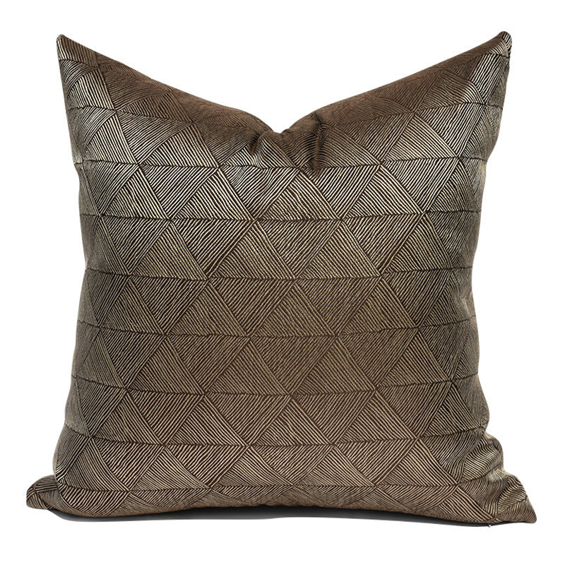 Modern Minimalist Brown Living Room Sofa Cushion Cushion - DropOnline.co