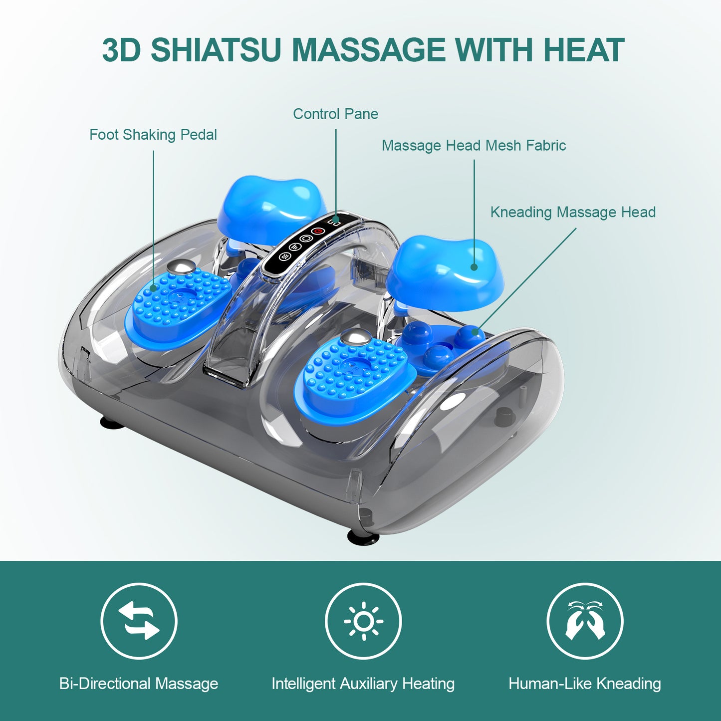 Leg Beauty Machine - Electric Foot Massager, Featuring Light Therapy Function, Adjustable Speed And Direction Control, Designed To Help Relax The Body And Relieve Pain - DropOnline.co