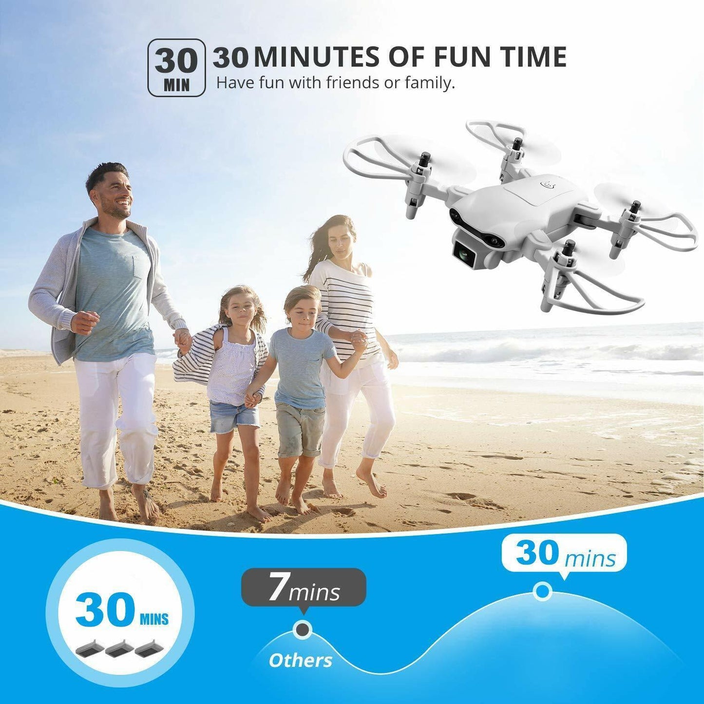 4DRC V9 Mini Drone with 1080P HD Camera - RC Quadcopter Gift for Kids & Beginners - DropOnline.co