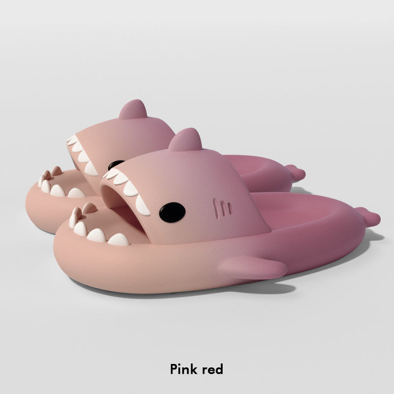 Gradient Shark Slippers Men's Home Bathroom Non-slip - DropOnline.co