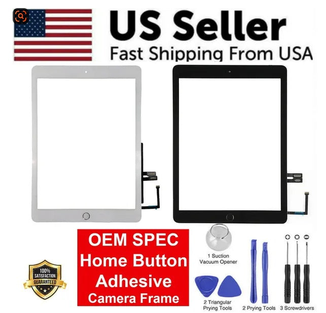 OEM SPEC Digitizer Glass Touch Screen For IPad 6 9.7 6th Gen 2018  Home Button - DropOnline.co