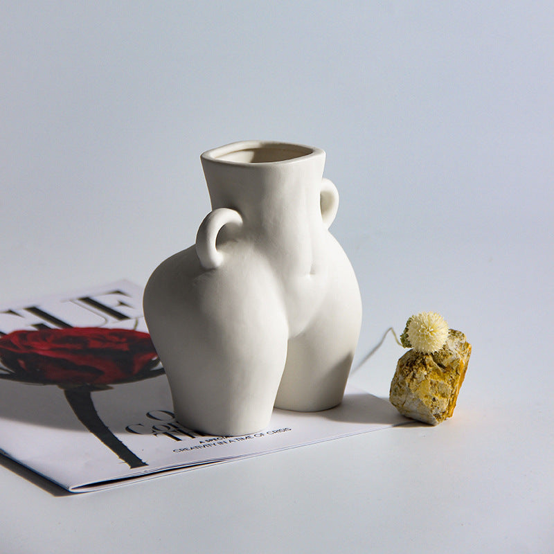 Dehua Ceramic Vase Home Decoration Decoration Hotel Crafts - DropOnline.co