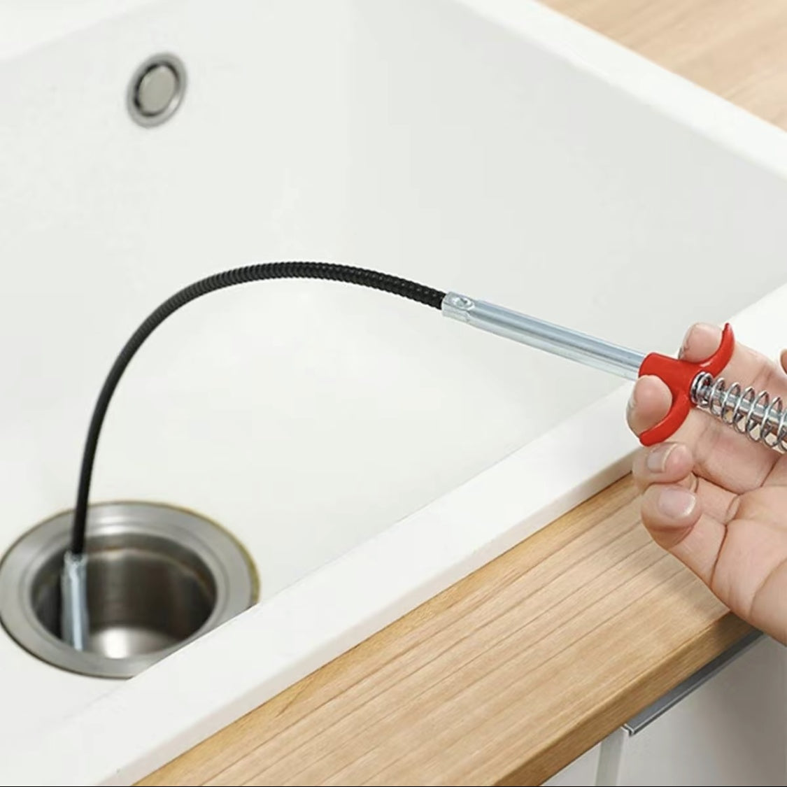 Drain Snake, 63in 33in Drain Clog Remover, 60cm 160cm Spring Pipe Dredging Tools, Drain Cleaner Sticks Clog Remover Cleaning Tools, Gutter Cleaning Tools Drain Cleaner For Toilet Sewer Shower Kitchen - DropOnline.co