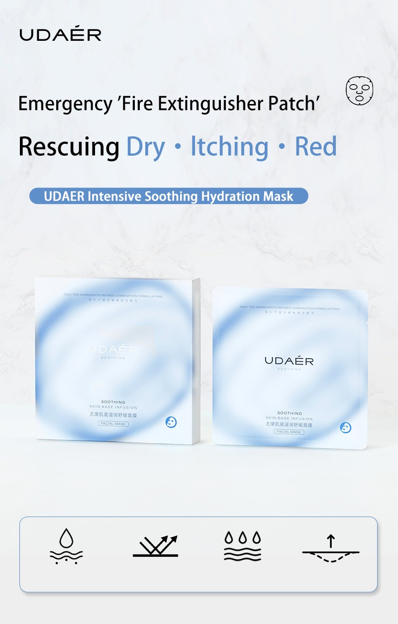 Skin Infiltration And Soothing Mask, Deep Cleansing, Brightening Skin Tone, Hydrating Mask - DropOnline.co