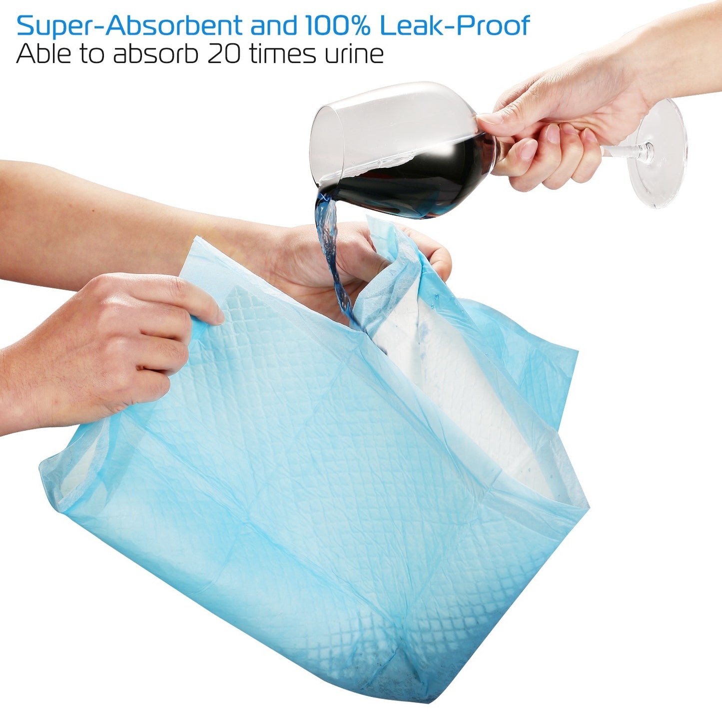 50Pcs Per Set Dog Training Pads Puppy Pee Pads Cat Wee Mats Potty-Train 24in X 18in M - DropOnline.co