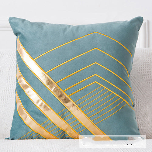 Golden Sofa Pillow Office Car Lumbar Cushion - DropOnline.co