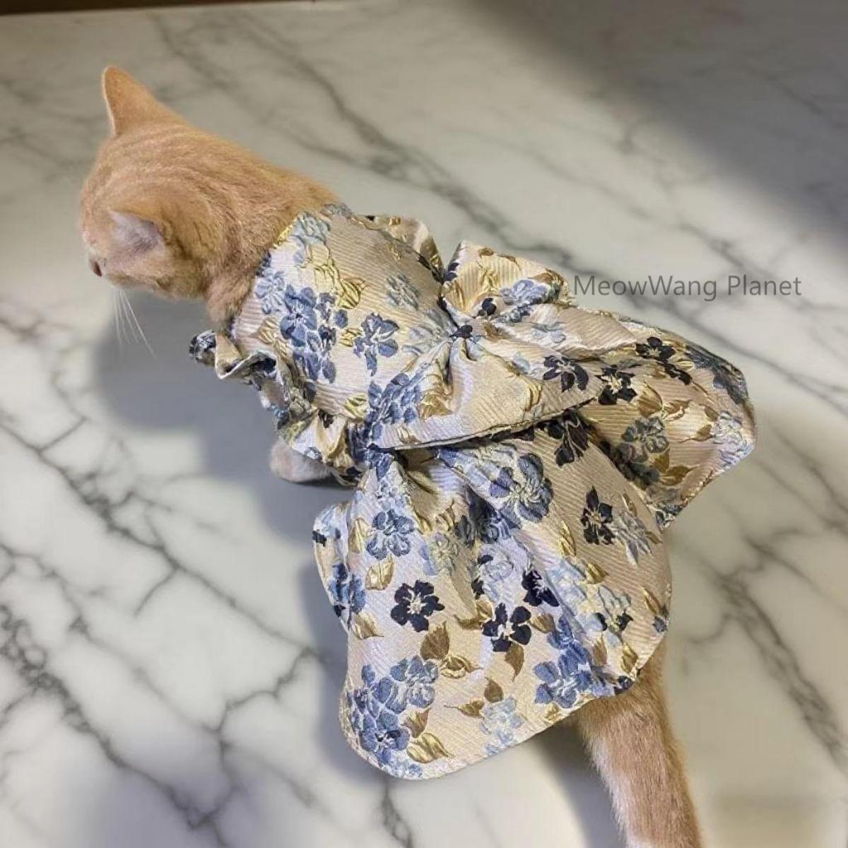 Dog Cat Clothes Pet Apparel Summer Floral Princess Dress For Small Dogs Cats New Season Lightweight Pet Apparel Cute Breathable Strappy Sundress Luxury Pet Gift For Cats Dogs - DropOnline.co
