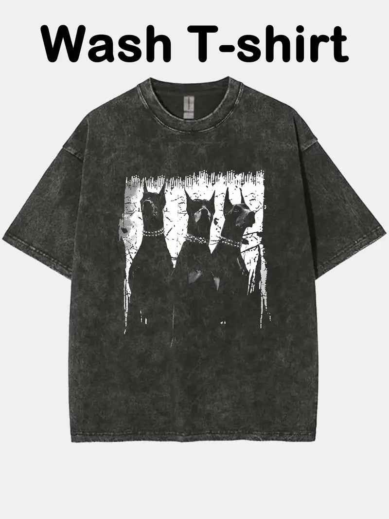 Men's Printed Short Sleeve Shirt - Summer Casual Button-Up