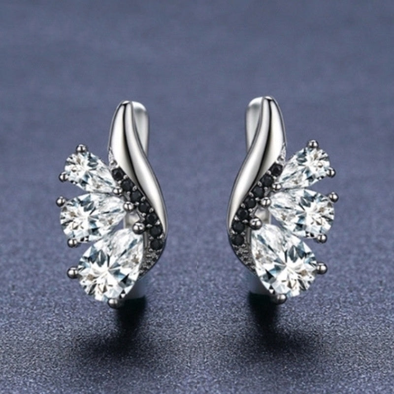 Classic Wings Shape Women's Drop-shaped Zircon - DropOnline.co