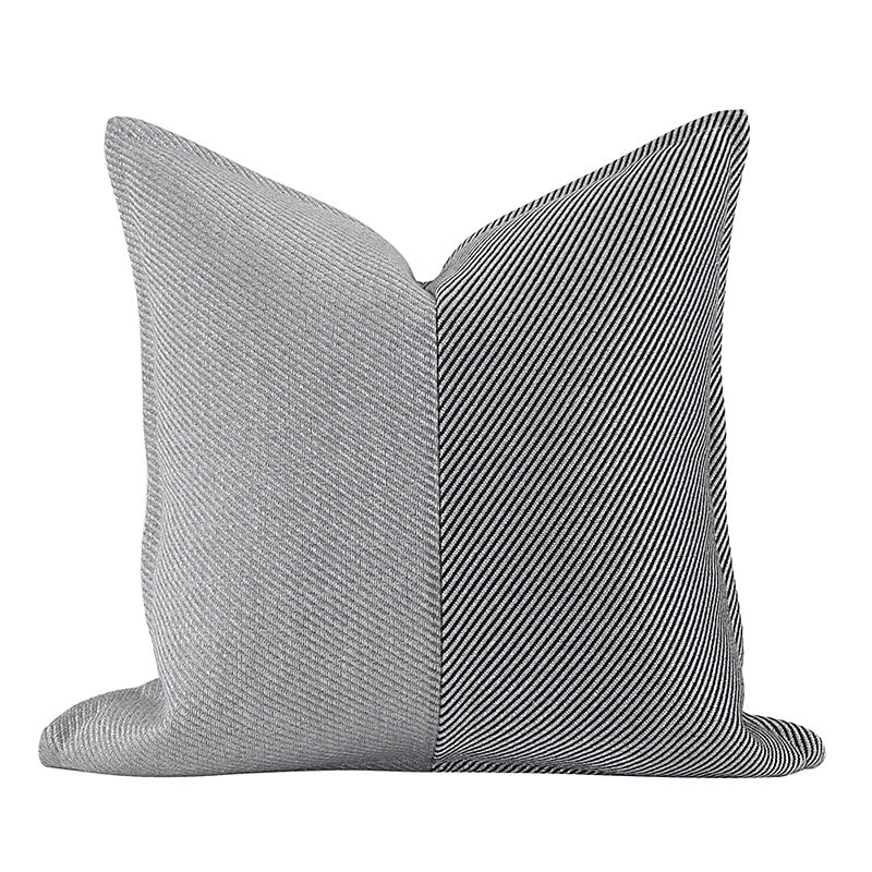 Silver Slim Spliced Cushion Simple And Luxury Sofa Square - DropOnline.co